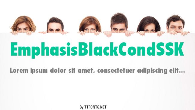 EmphasisBlackCondSSK example