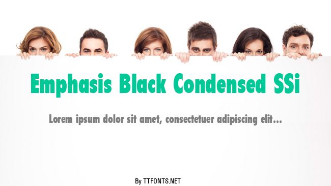 Emphasis Black Condensed SSi example