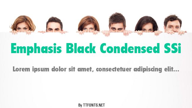 Emphasis Black Condensed SSi example