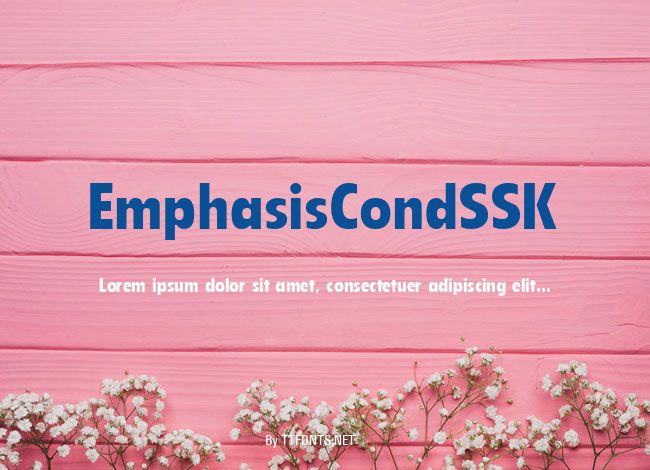 EmphasisCondSSK example
