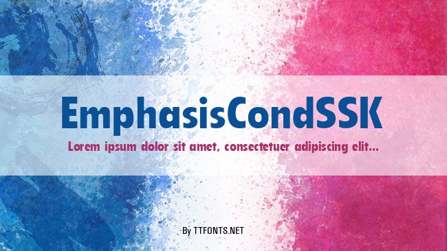 EmphasisCondSSK example