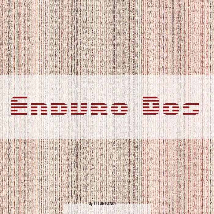 Enduro Dos example
