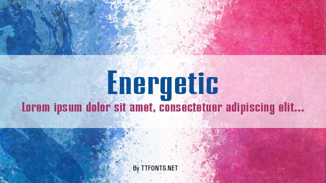 Energetic example