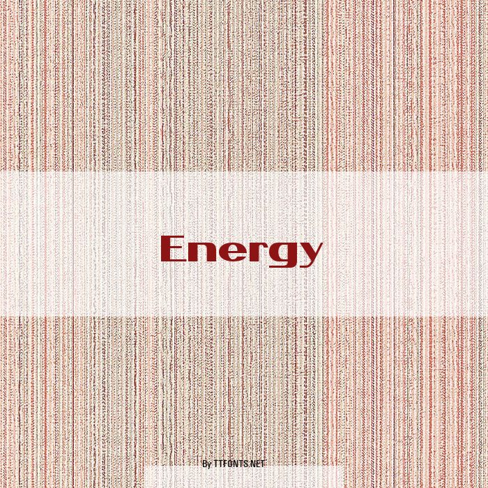 Energy example