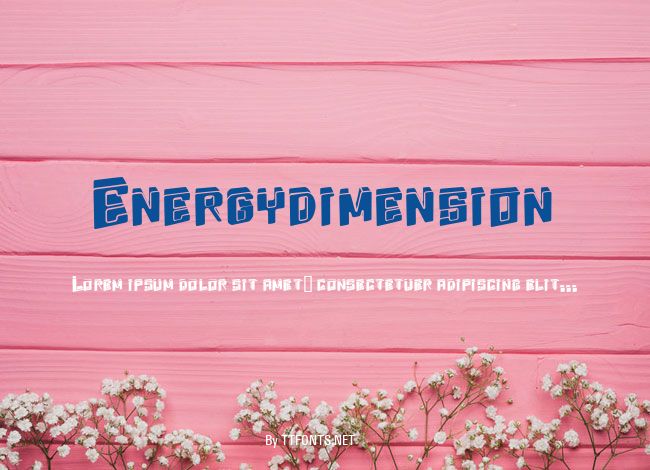 Energydimension example