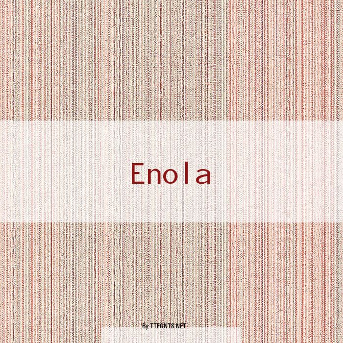Enola example