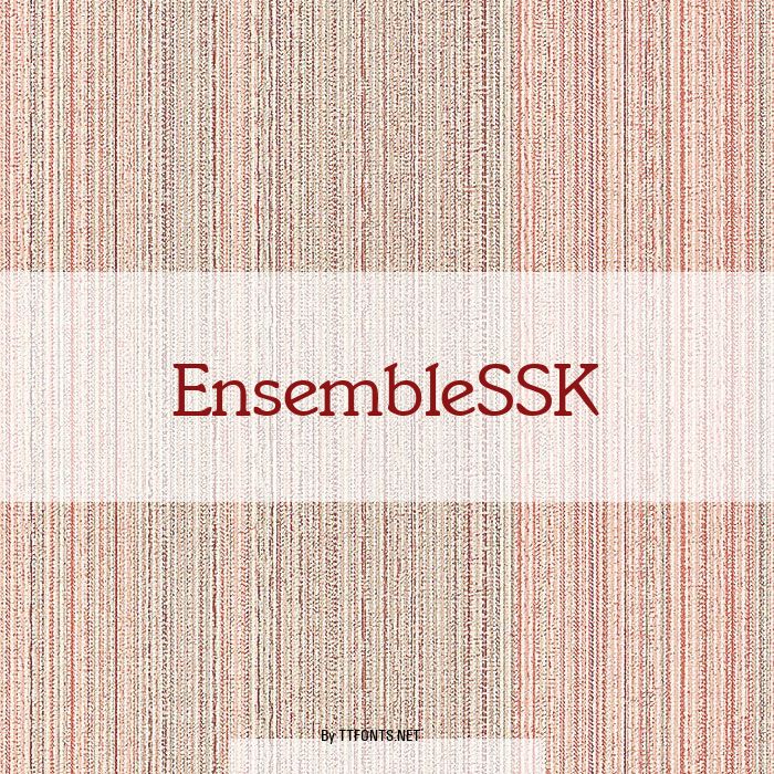 EnsembleSSK example