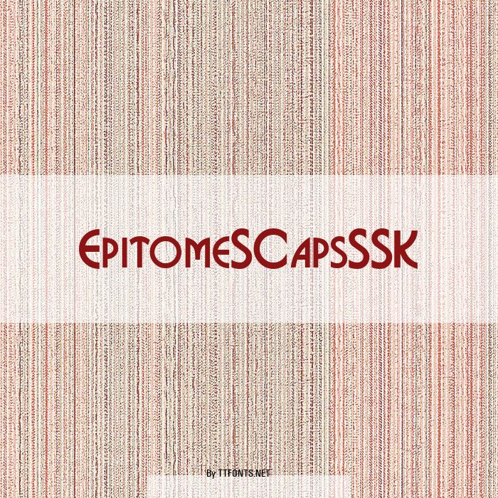 EpitomeSCapsSSK example