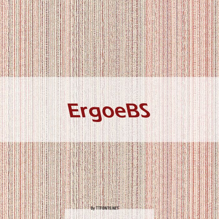 ErgoeBS example