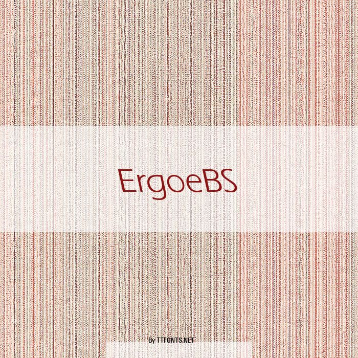 ErgoeBS example
