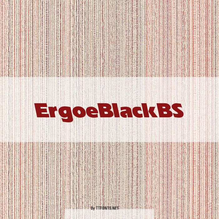 ErgoeBlackBS example