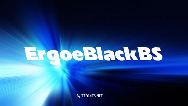 ErgoeBlackBS example
