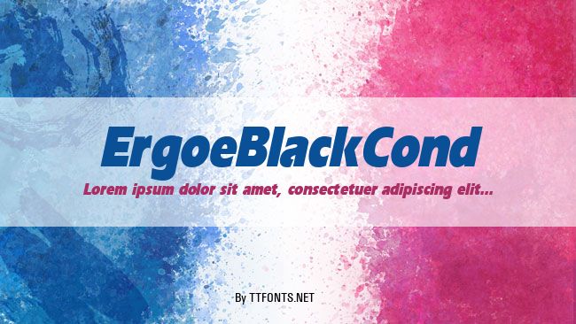 ErgoeBlackCond example