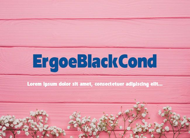 ErgoeBlackCond example