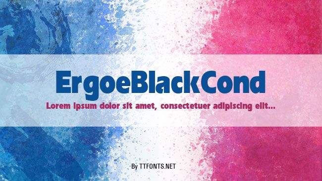 ErgoeBlackCond example