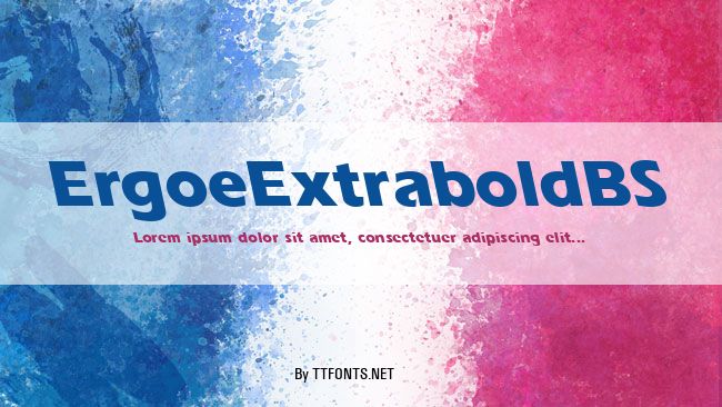 ErgoeExtraboldBS example