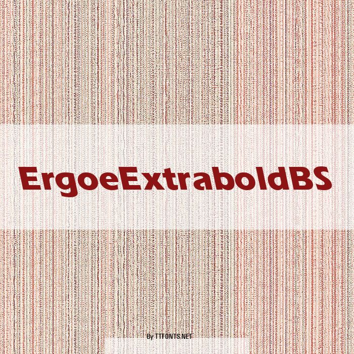 ErgoeExtraboldBS example
