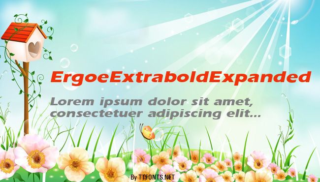 ErgoeExtraboldExpanded example