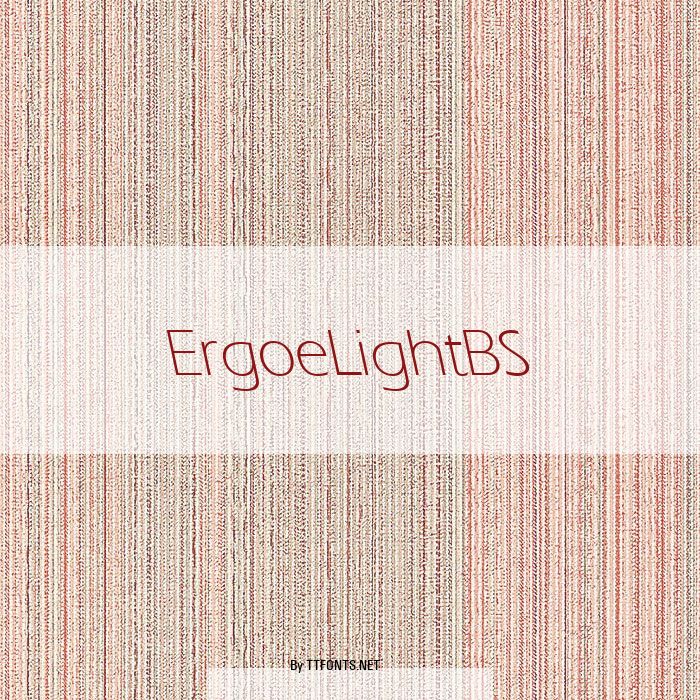 ErgoeLightBS example