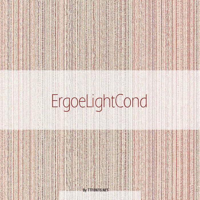 ErgoeLightCond example