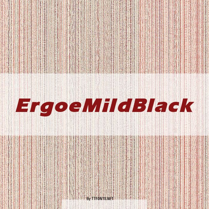 ErgoeMildBlack example