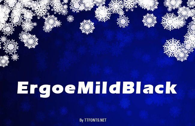 ErgoeMildBlack example