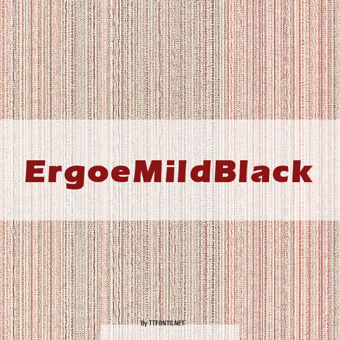 ErgoeMildBlack example