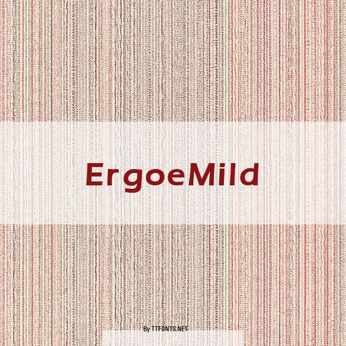 ErgoeMild example
