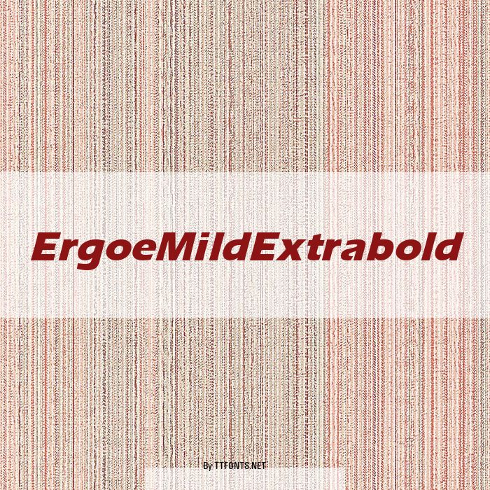 ErgoeMildExtrabold example