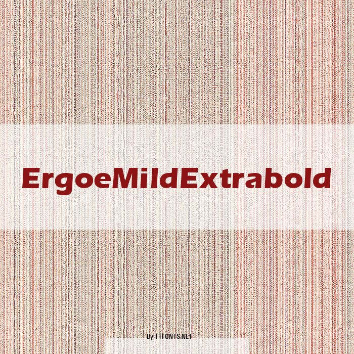 ErgoeMildExtrabold example