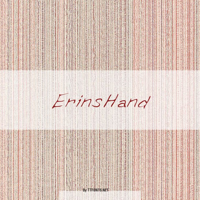 ErinsHand example