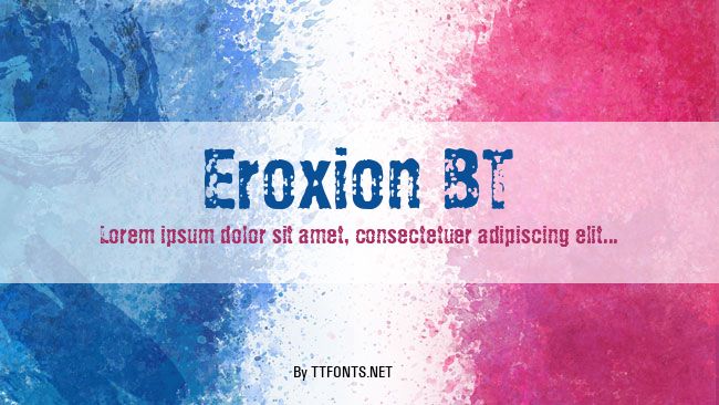 Eroxion BT example