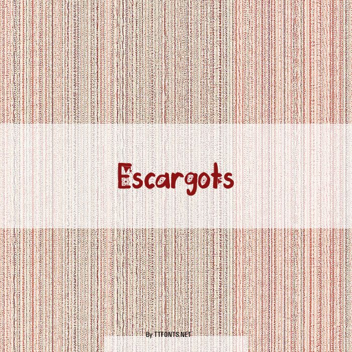 Escargots example