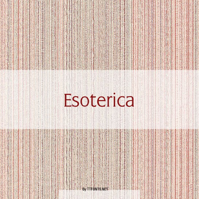 Esoterica example