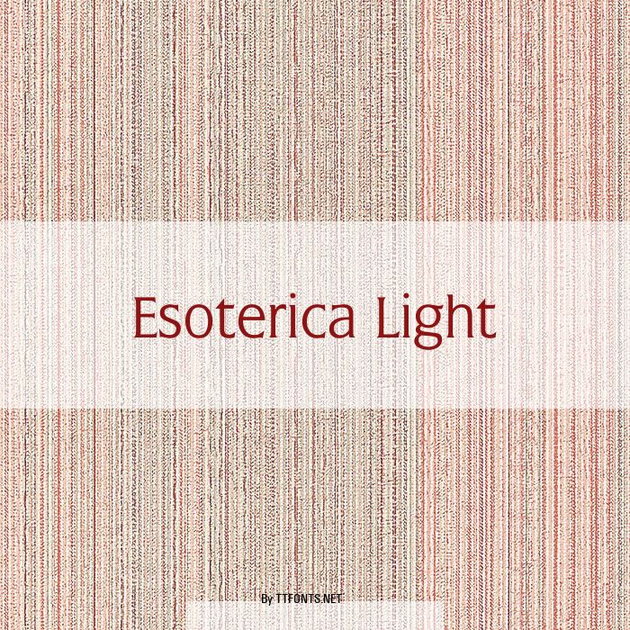 Esoterica Light example