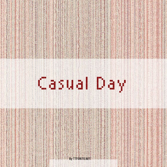 Casual Day example