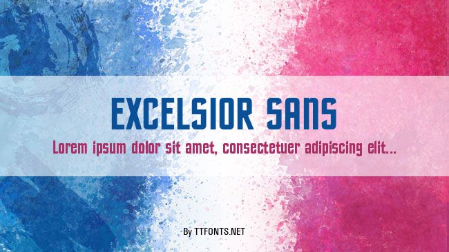 EXCELSIOR SANS example