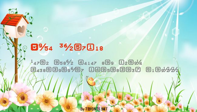 Expo Numerals example