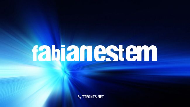 fabianestem example