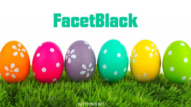 FacetBlack example