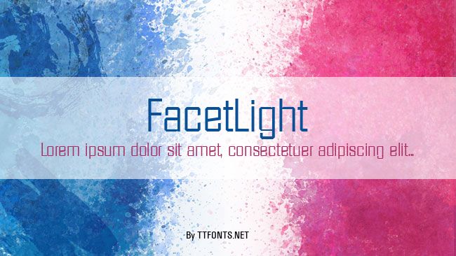 FacetLight example