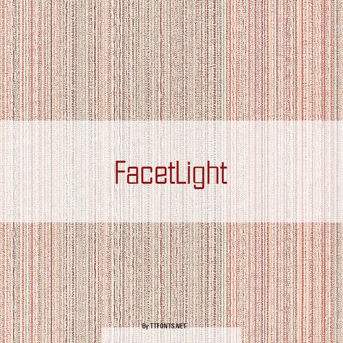 FacetLight example