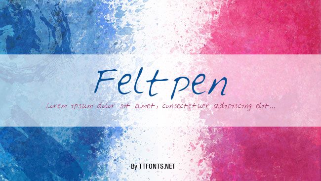 Feltpen example