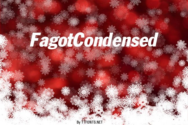 FagotCondensed example