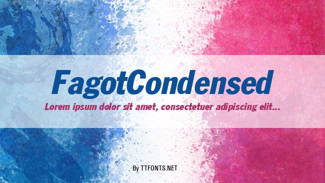 FagotCondensed example