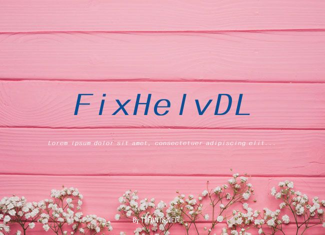 FixHelvDL example