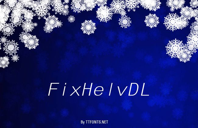 FixHelvDL example