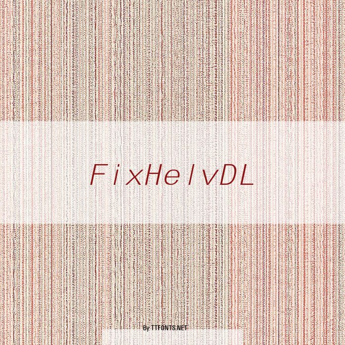 FixHelvDL example
