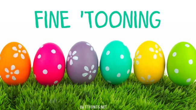 Fine 'Tooning example