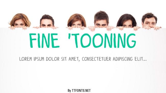 Fine 'Tooning example
